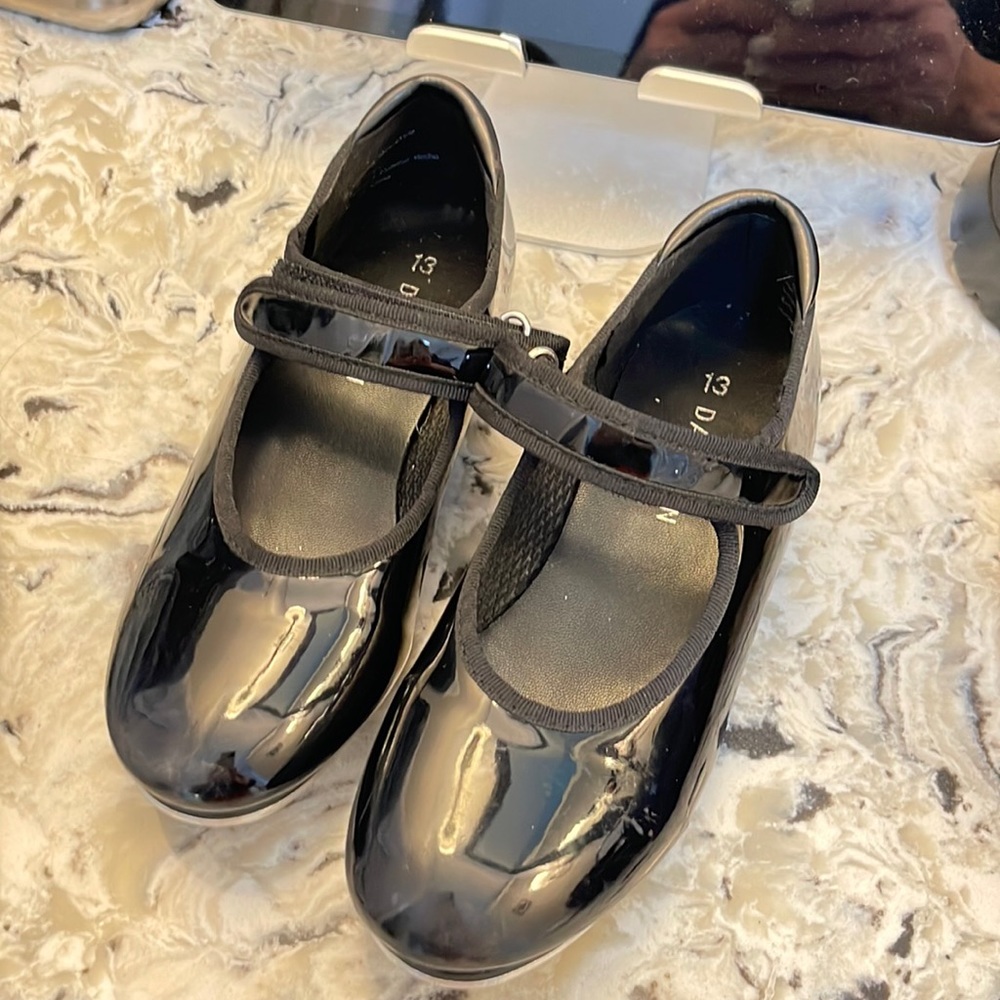 Little girl tap shoes